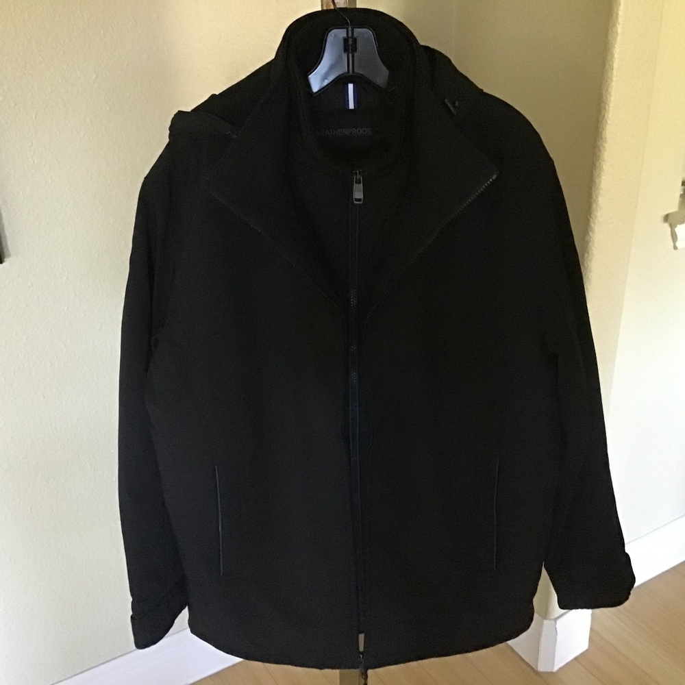 Weatherproof black jacket